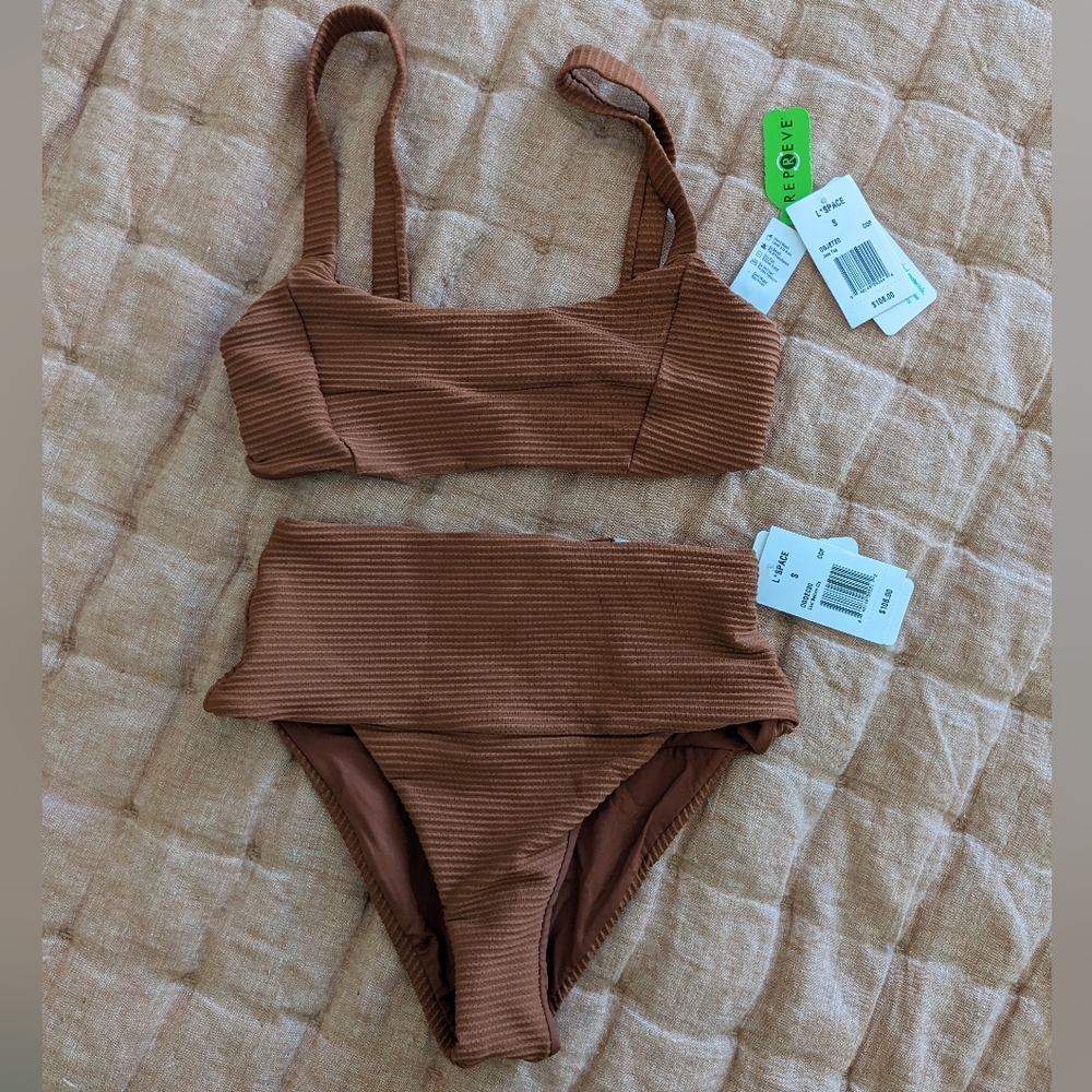 L*Space Jess Top and Desi Bottom S Coffee